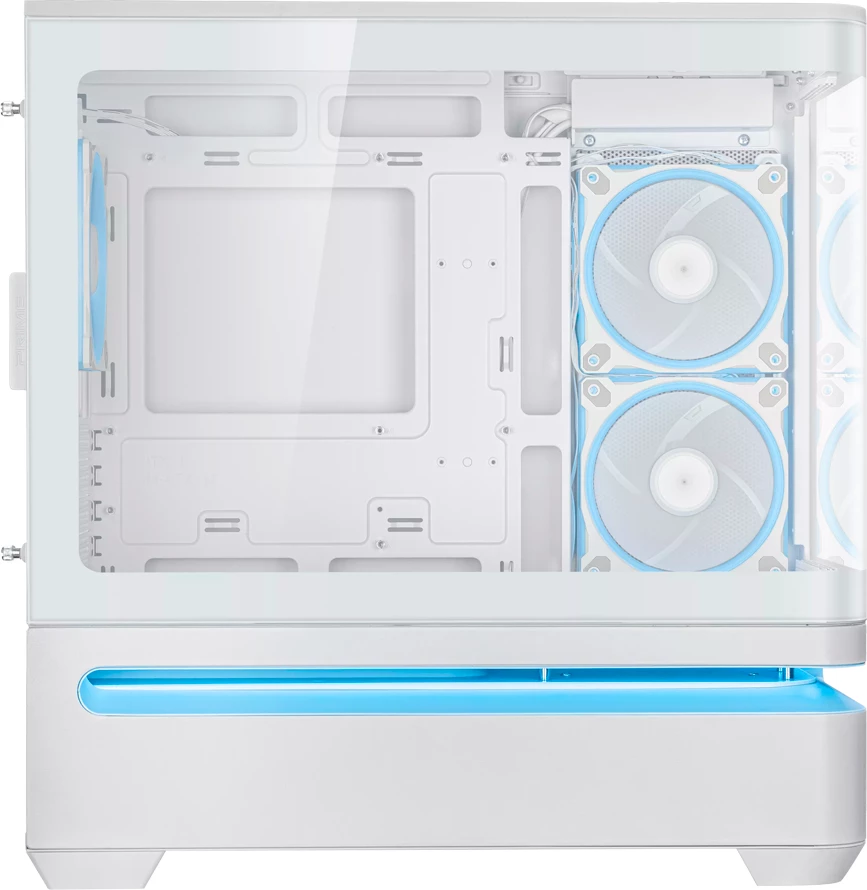 Kasë ASUS Prime AP202 ARGB TG MicroATX, 3x120mm ARGB fanë, panel xhami i lakuar, e bardhë