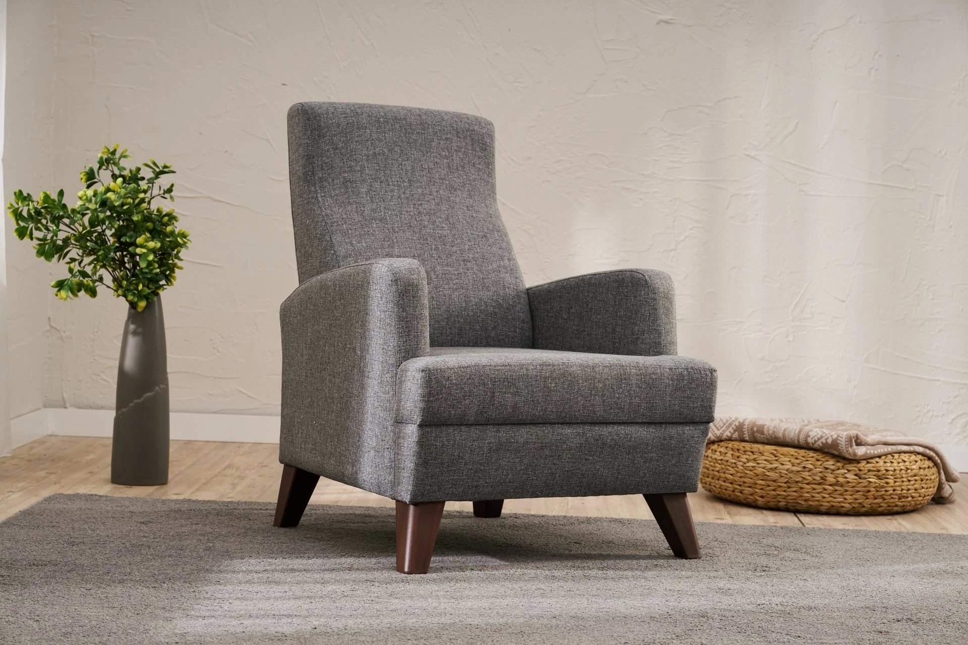 Karrige një vendëshe Atelier del Sofa, Aly, ngjyrë gri
