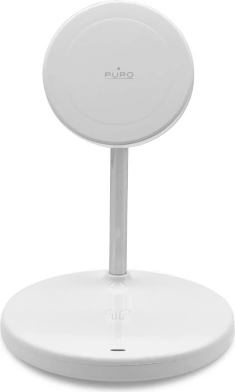 Karikues wireless 3-në-1 Puro Mag Station me MagSafe, 15W, i bardhë