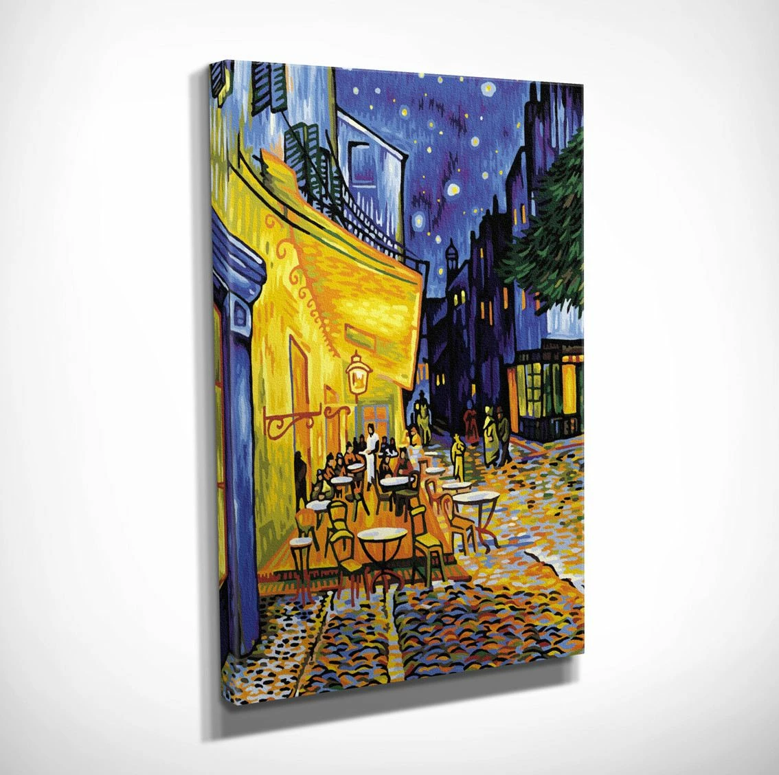 Pikturë dekorative në kanavacë, Wallity, DC238, Cafe Terrace at Night, 30x40cm
