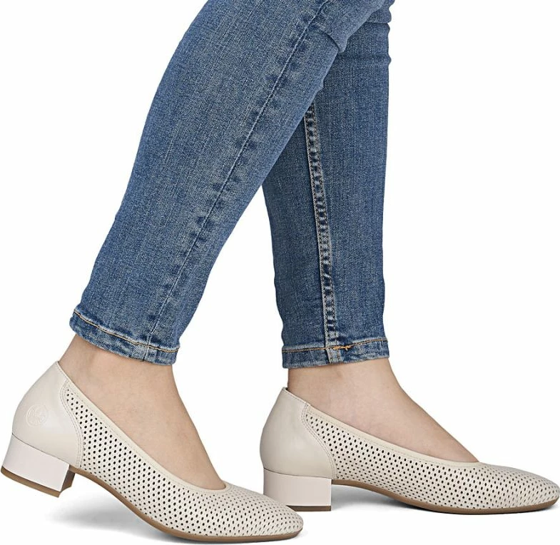 Këpucë femrash Rieker 43459-60, bezhë