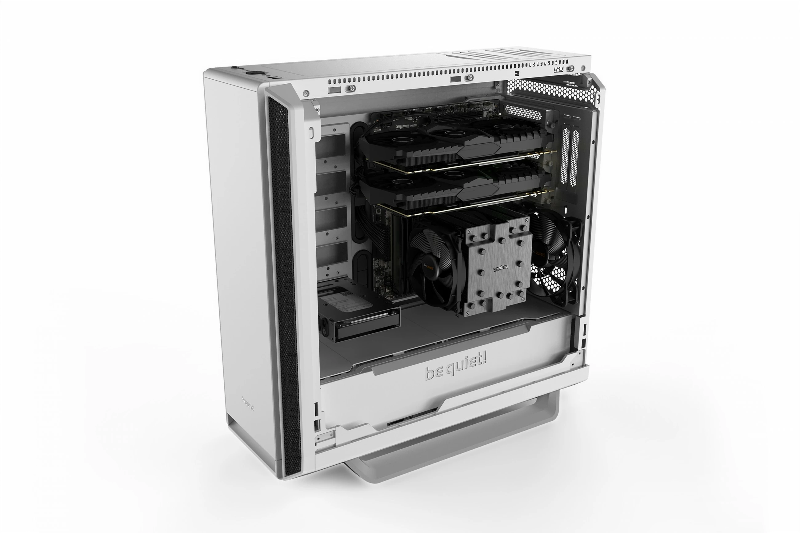 Kasë Be Quiet! Silent Base 802, Midi Tower, PC, ATX, EATX, micro ATX, Mini-ITX, e bardhë