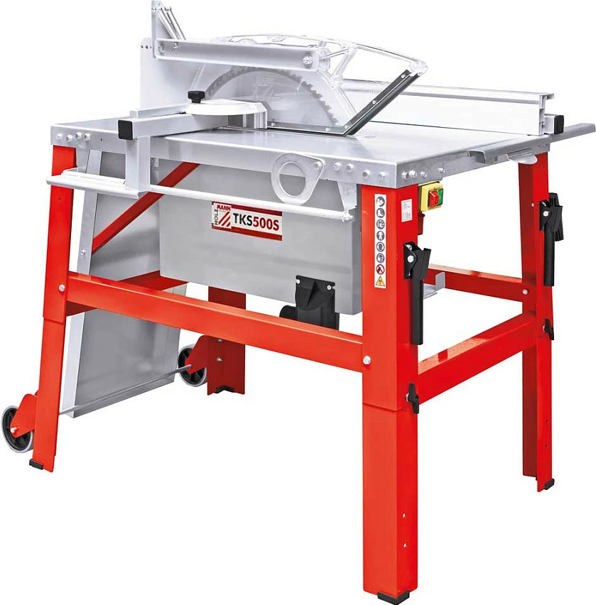 Sharrë tavoline Holzmann TKS500S, 400V, 4200W, disk 500mm, prerje 150mm, e kuqe/inox