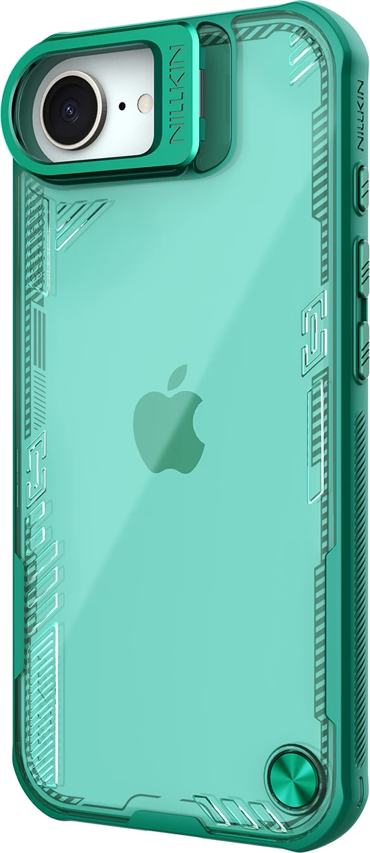 Mbështjellës Nillkin Iceblade Prop me qëndrim, për iPhone 16e, Gjelbër