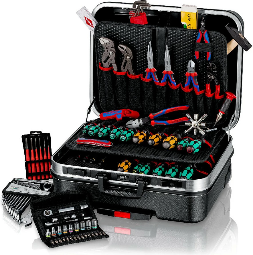 Kasë veglash Knipex BIG Basic Move Mechanik, e zezë