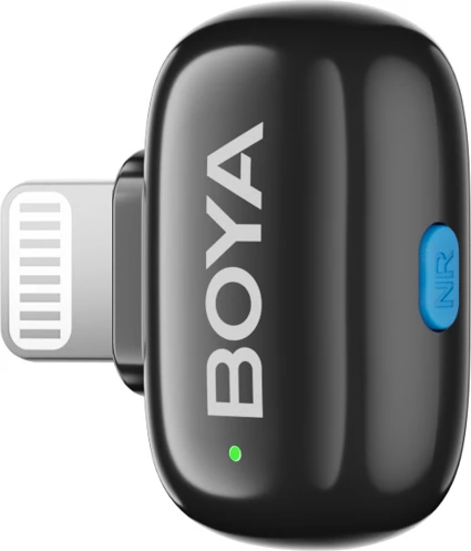 Sistem mikrofonash wireless BOYA Mini 2-01 2.4GHz 48kHz/24-bit 2x transmitter + 2x receiver USB-C/Lightning, i zi