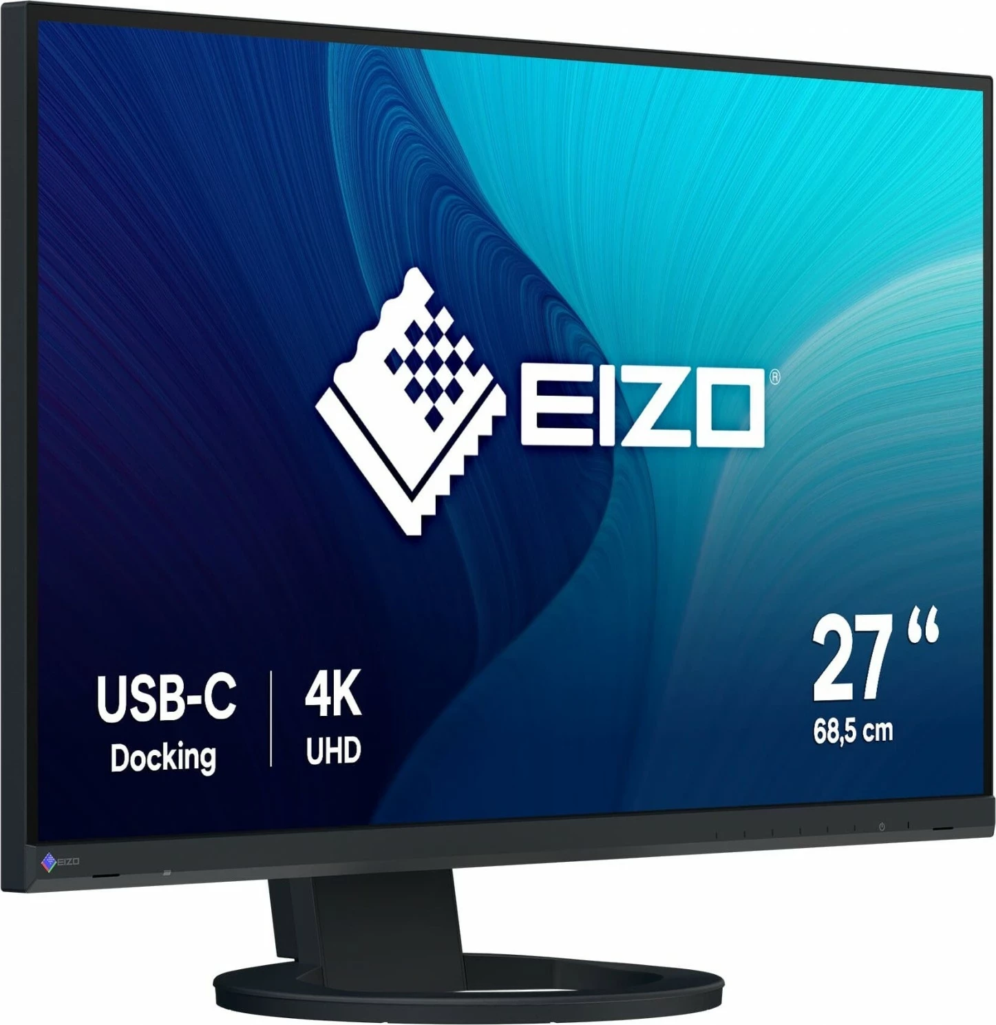 Monitor Eizo FlexScan EV2740S-BK, 27 inch, 4K, IPS, USB-C, e zi