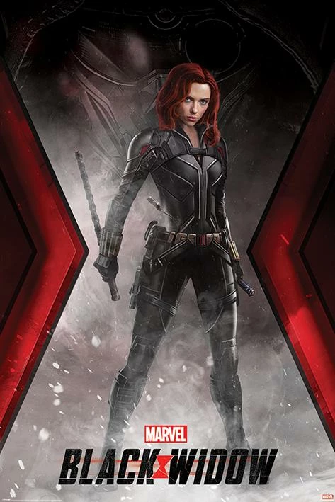 Poster maxi Pyramid International Black Widow Widowmaker Battle Stance 61 x 91.5 cm