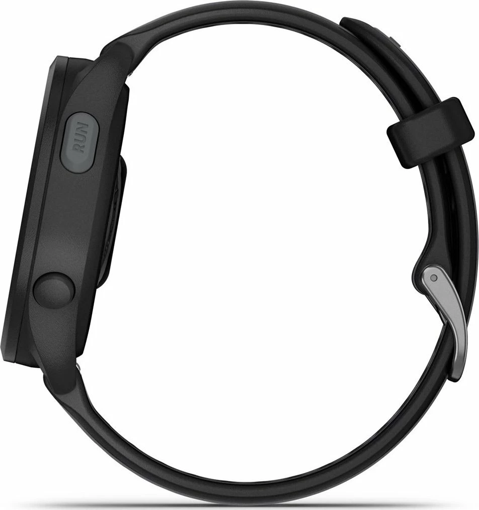 Smartwatch Garmin Forerunner 165 Music (010-02863-30) 4GB AMOLED 1.2\" GPS NFC Wi‑Fi, e zezë