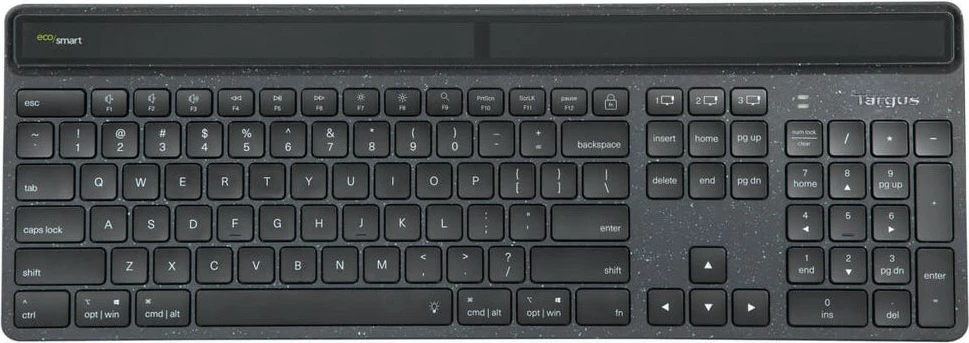 Tastierë Targus EcoSmart, full size, Bluetooth 5.0, ndriçim LED, spanjisht