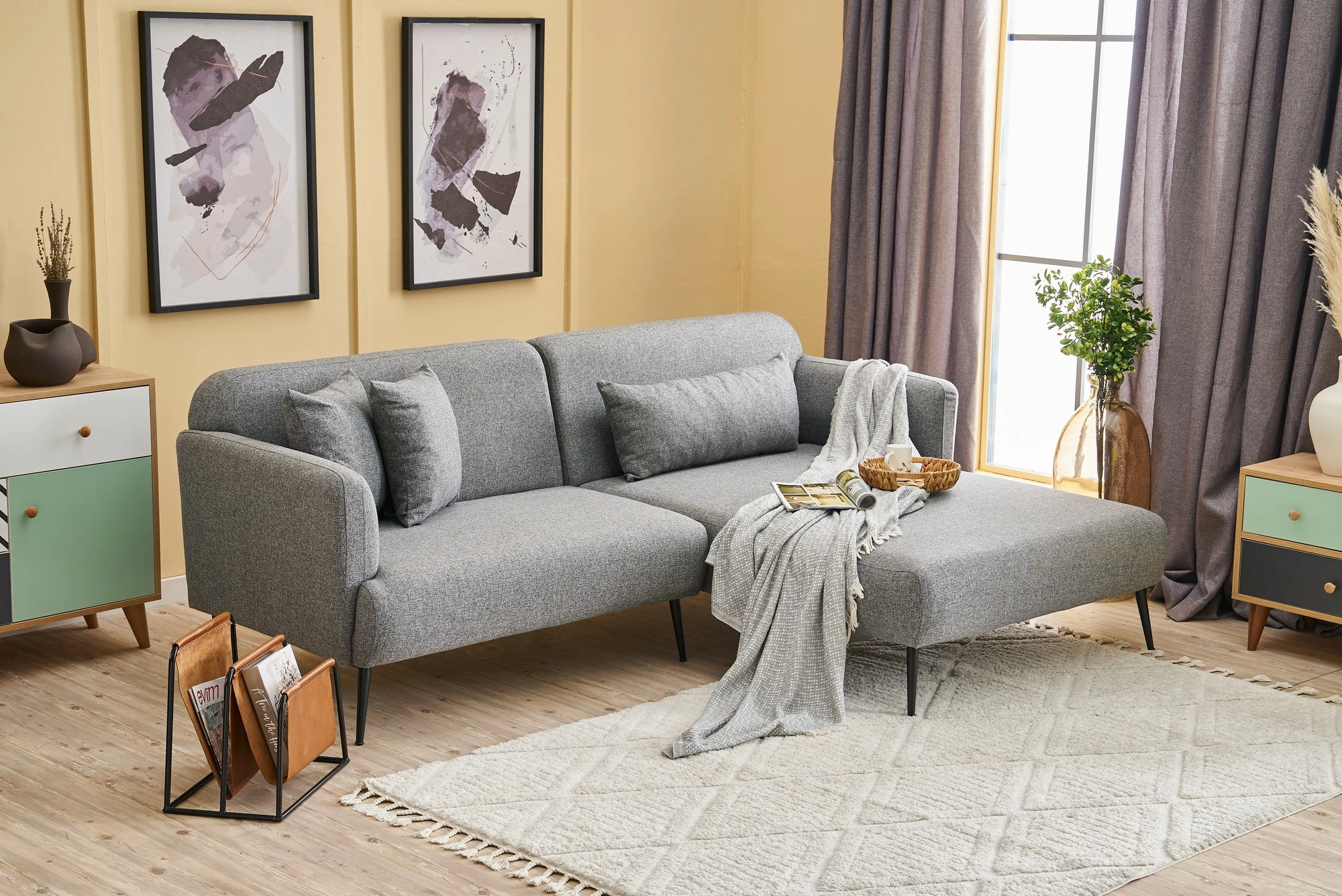 Këndollë Revos, ngjyrë gri, Atelier del Sofa