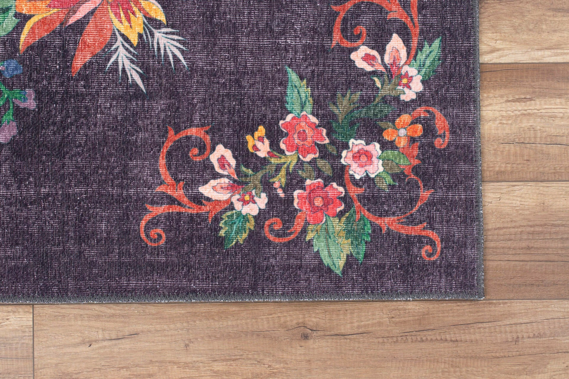 Qilim për korridor, Hypnose Conceptum, Soul Chenille, ngjyrë e zezë, 75x150cm