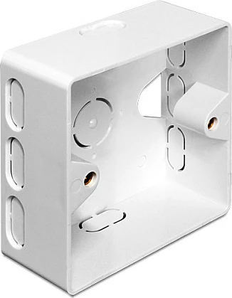 Kuti montimi sipërfaqësor DeLOCK 86128, 80x80x35 mm, e bardhë