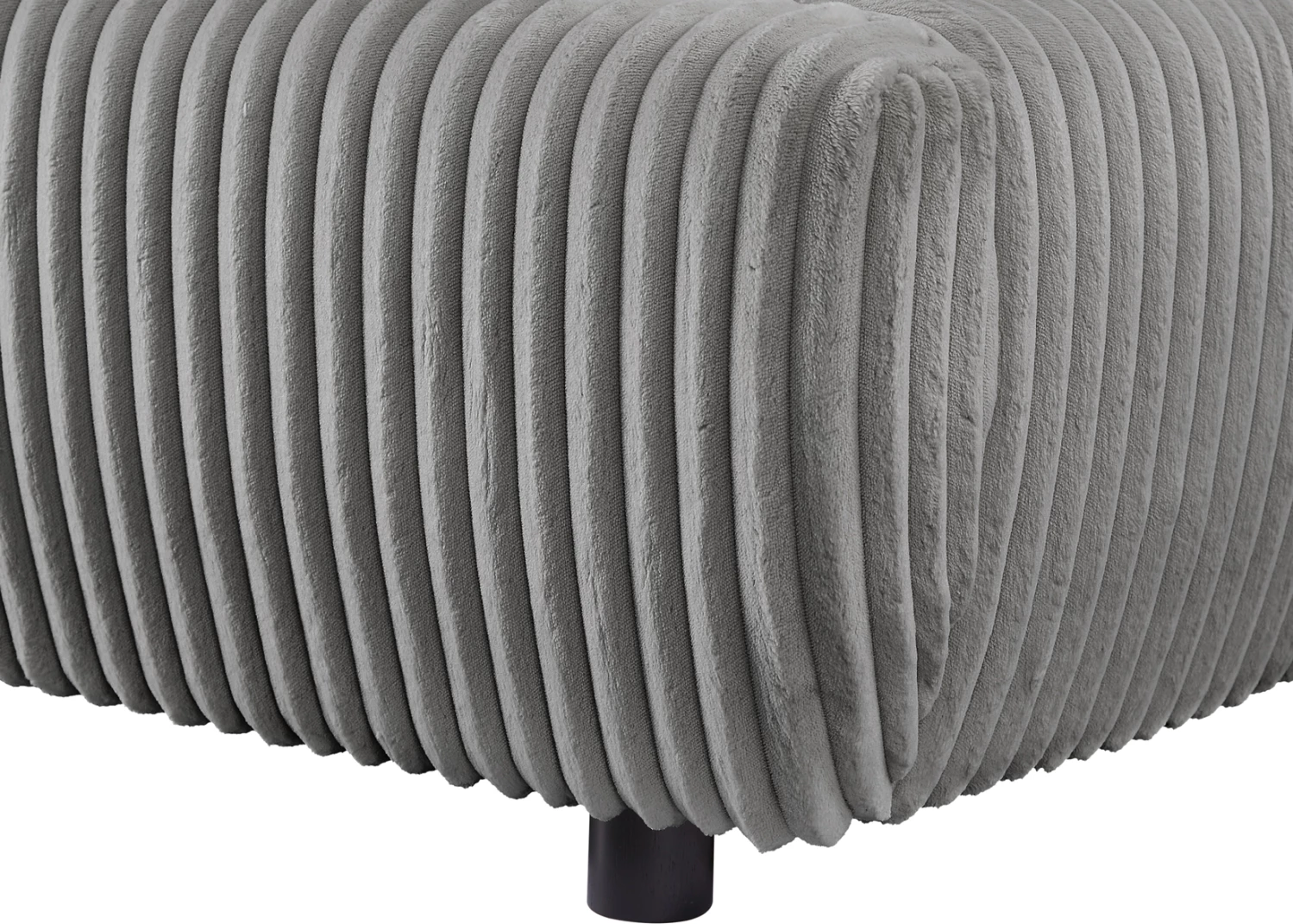 Krevat dopio me hapësirë për depo, material pelushi sintetik, ngjyrë gri, KALLY FH729.01, dyshek 160x200cm