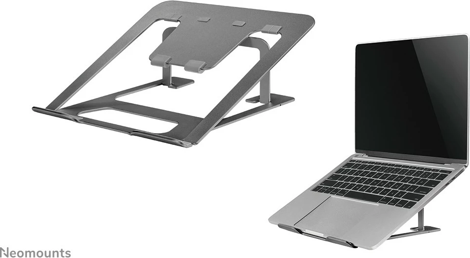 Mbajtës laptopi Newstar NSLS085GREY, alumini, 10-17 inç, gri