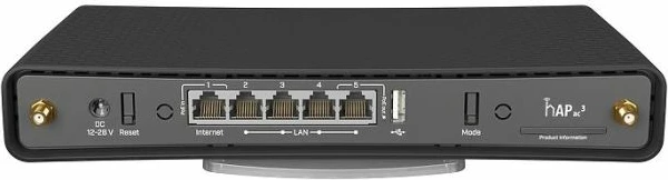 Router Mikrotik hAP ac³ RBD53iG-5HacD2HnD, AC1200 Dual-Band, 5x Gigabit, PoE, USB, i zi