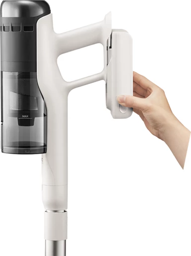 Fshesë me korrent vertikale Roborock H60 Hub Pro, 170 AW, bateri deri 80 min, stacion vetë-zbrazës 3 L, LED, bardhë/zezë