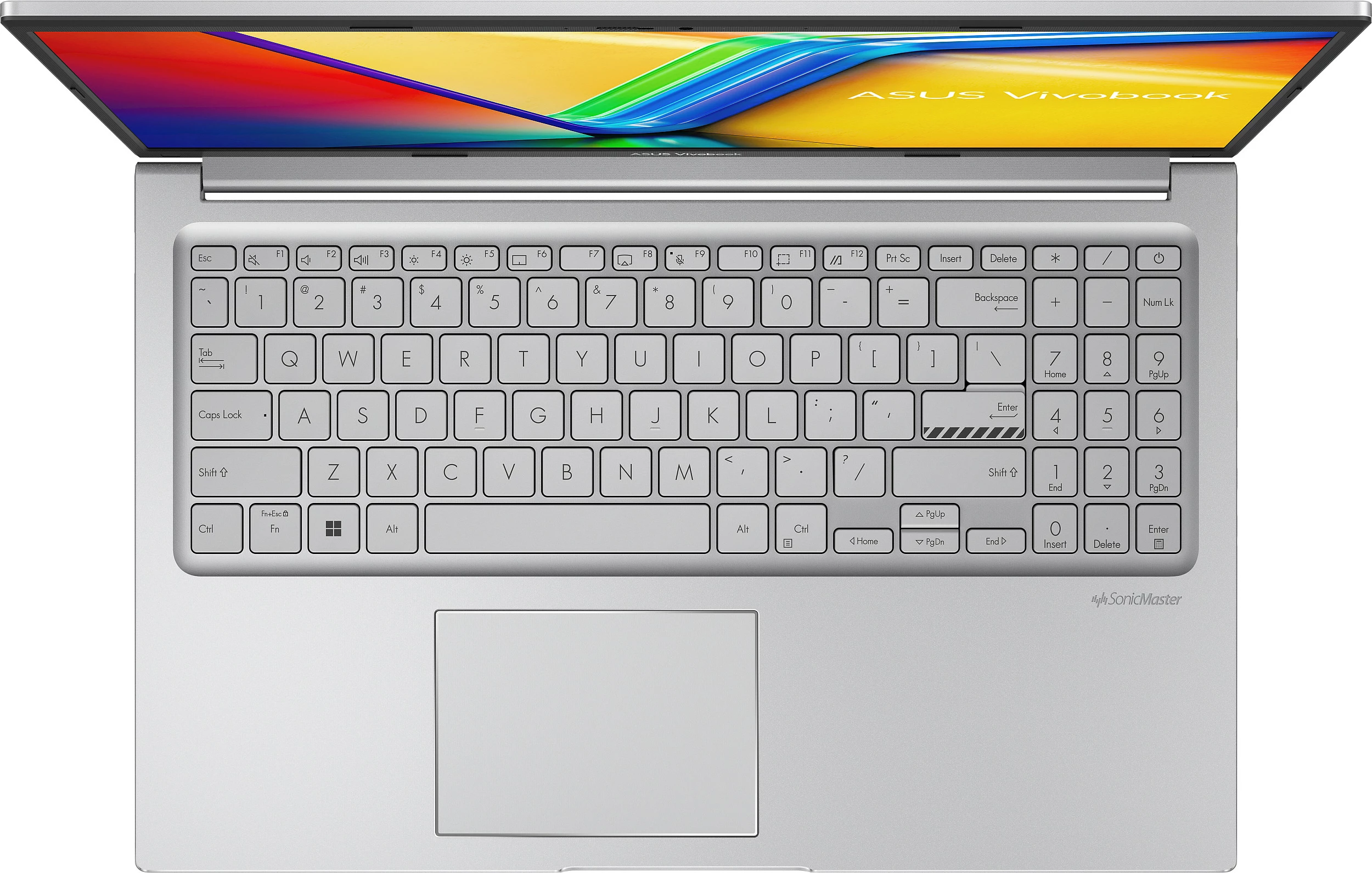 Laptop ASUS Vivobook 15 X1504VA-BQ4272, Core 7-150U, 8GB RAM, 512GB SSD, pa OS, argjendtë