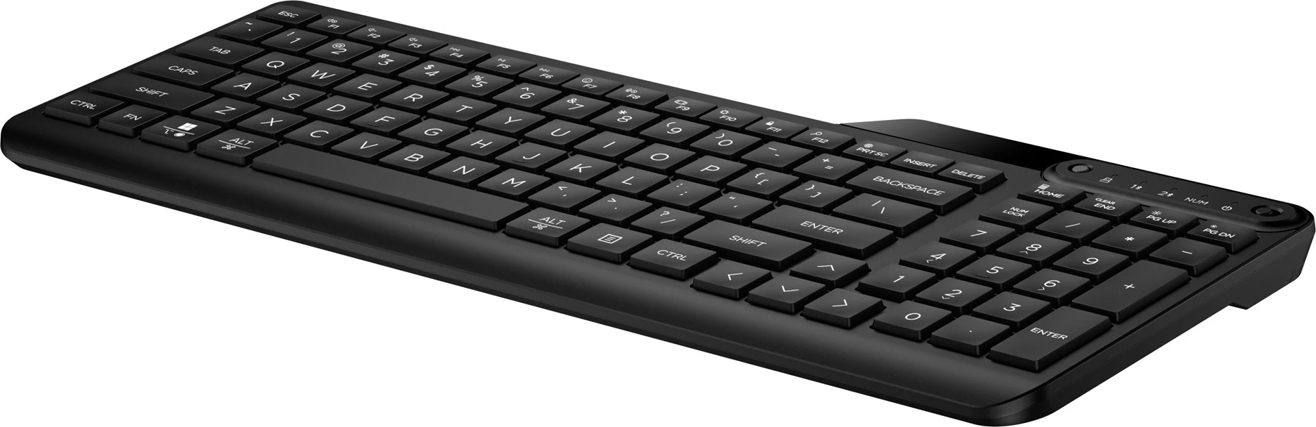 Tastierë pa tela HP 475 Dual-Mode, Full-size, Bluetooth/USB, Anglisht, e zezë