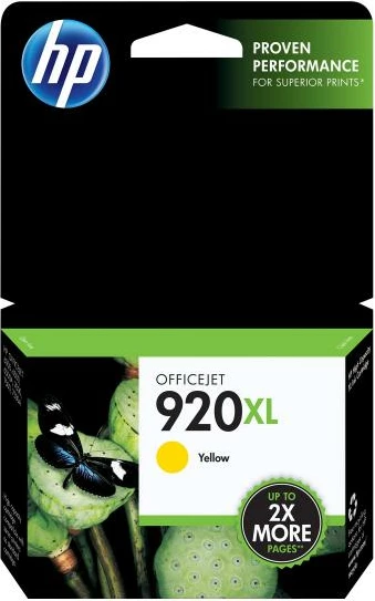 Patron boje HP 920XL CD974AE, rendiment i lartë, e verdhë