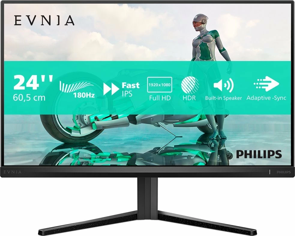 Monitor gaming Philips Evnia 24M2N3200S/00 23.8" IPS Full HD 180Hz 0.5ms HDR Adaptive-Sync, zi