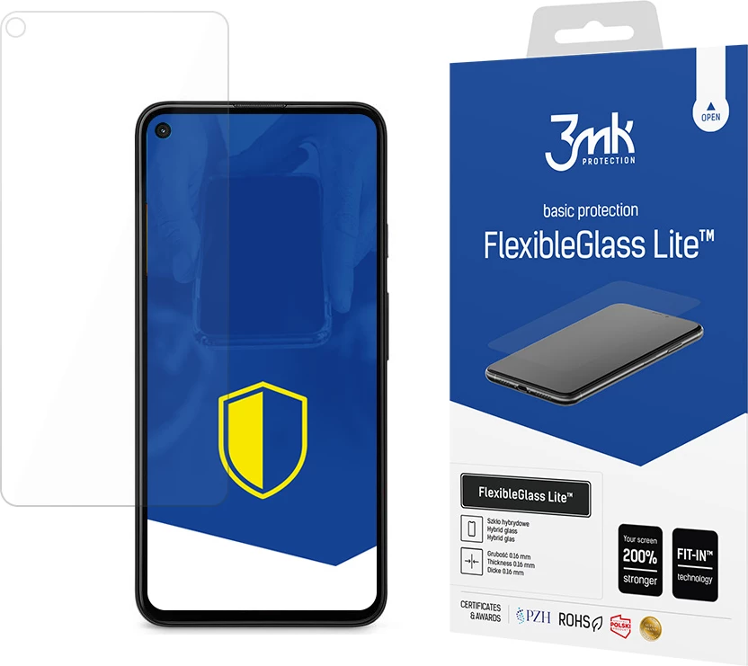 Mbrojtës ekrani hibrid 3mk FlexibleGlass Lite për Google Pixel 4a, Transparent