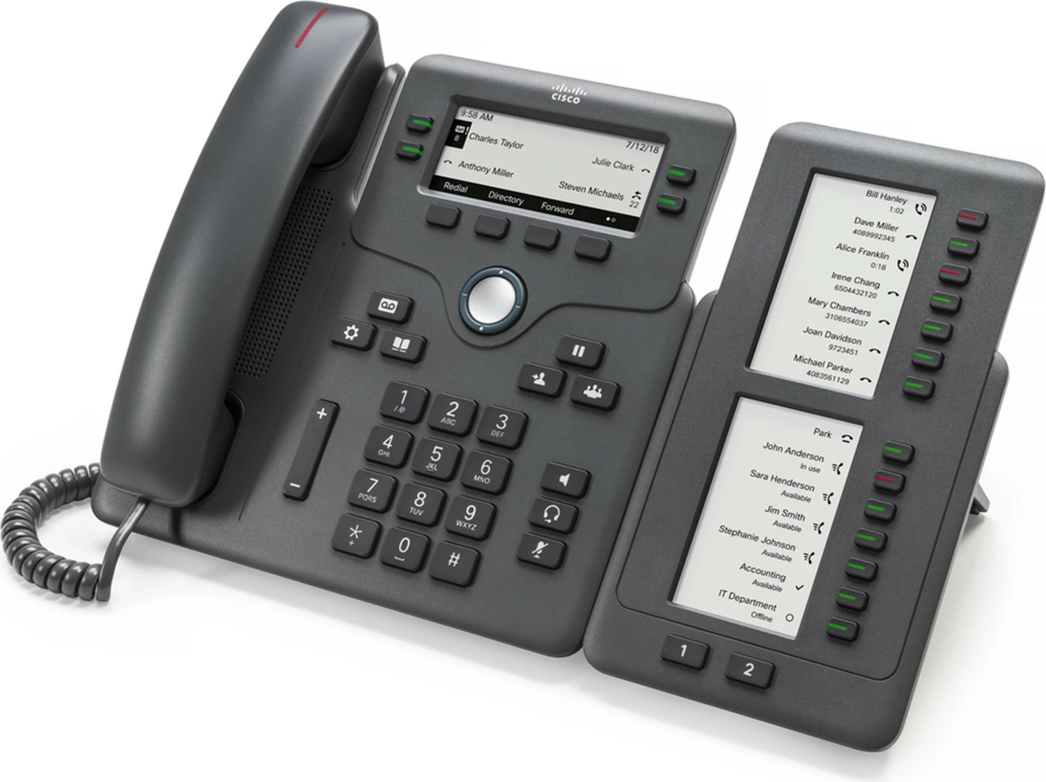 Modul zgjerimi Cisco KEM 6800 për telefon IP, i zi