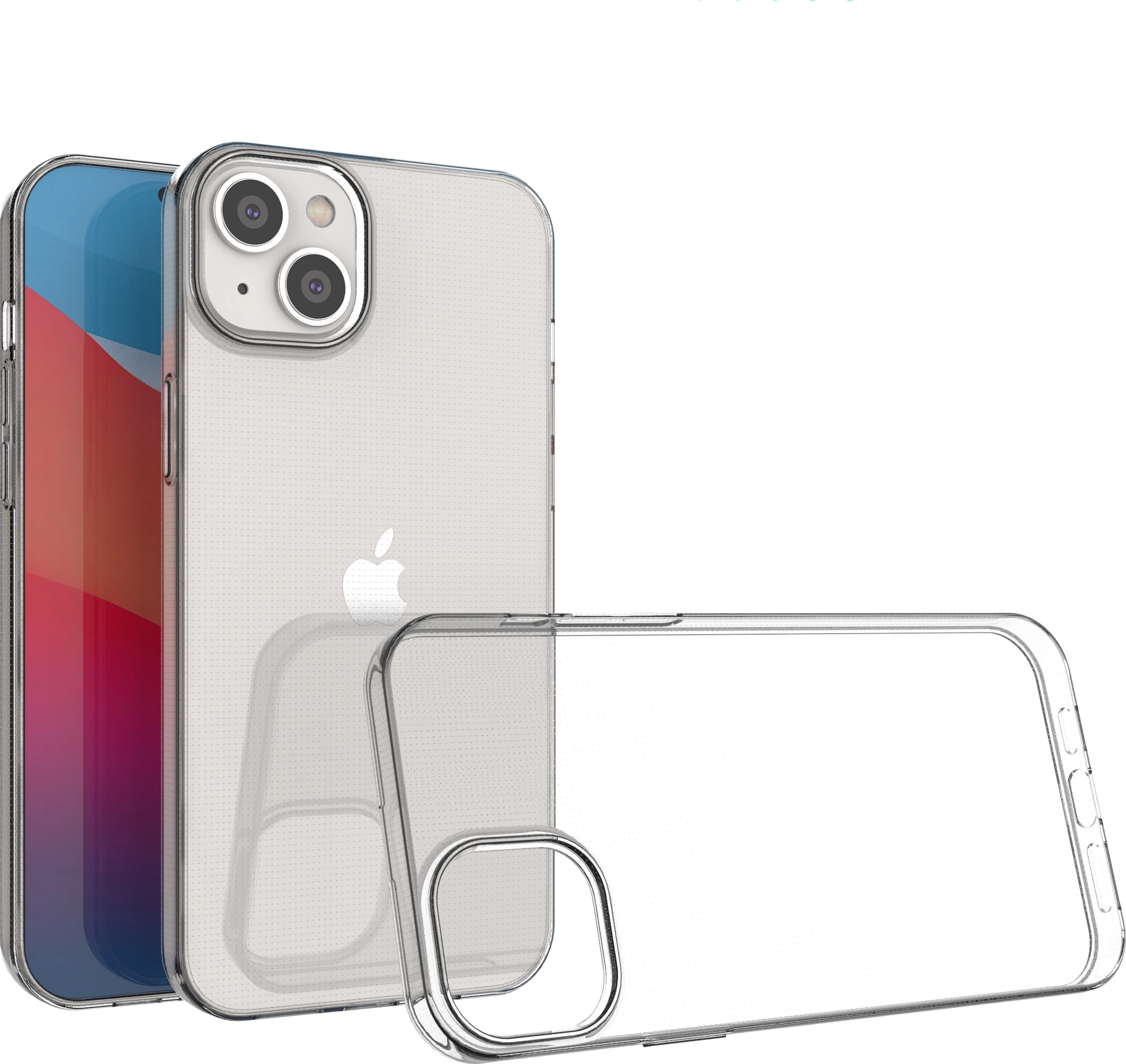 Mbështjellës Hurtel Ultra Clear 0.5mm për iPhone 14 Plus, Transparent