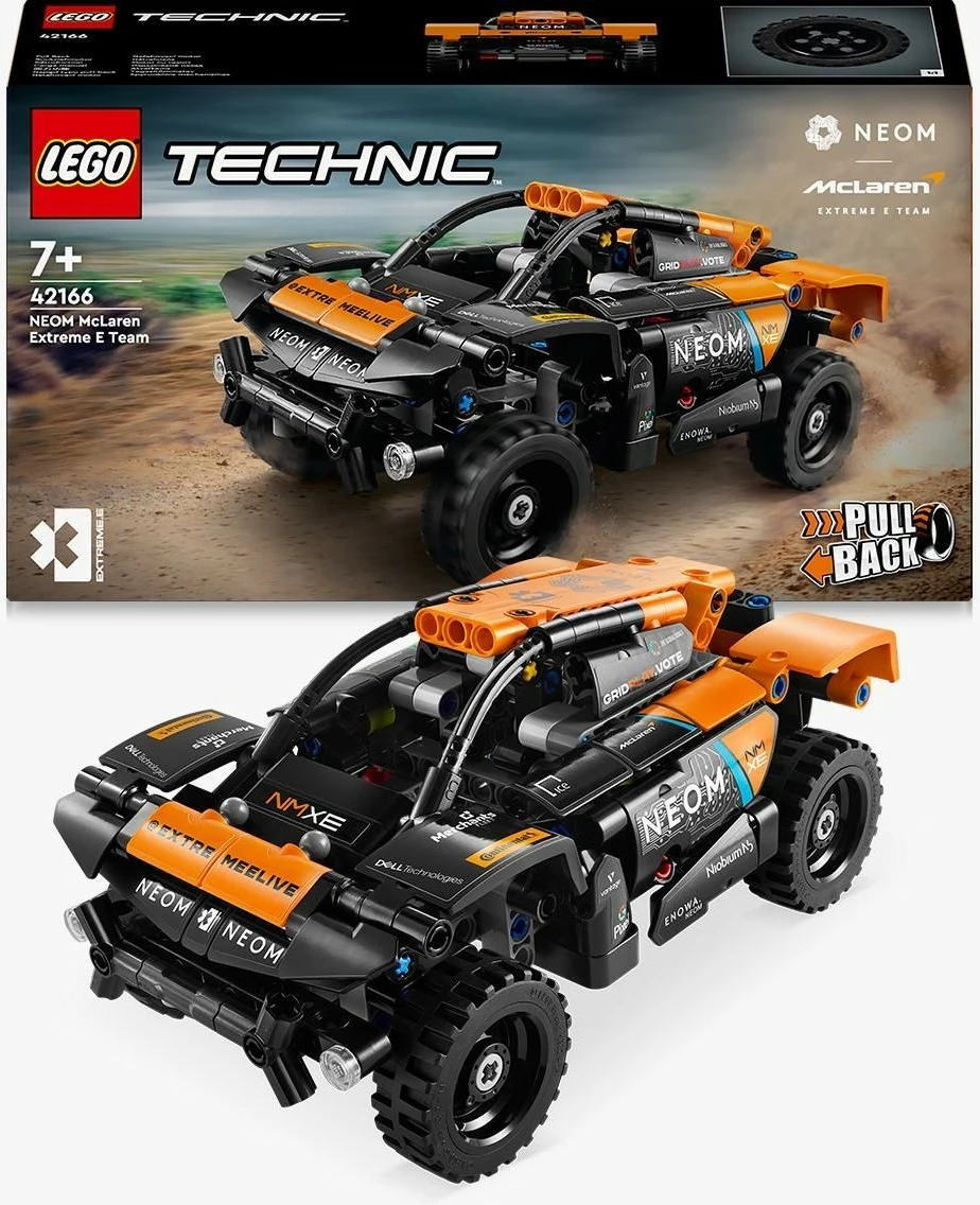 Set ndërtimi LEGO Technic 42166 NEOM McLaren Extreme E Race Car, 252 pjesë, multikolor