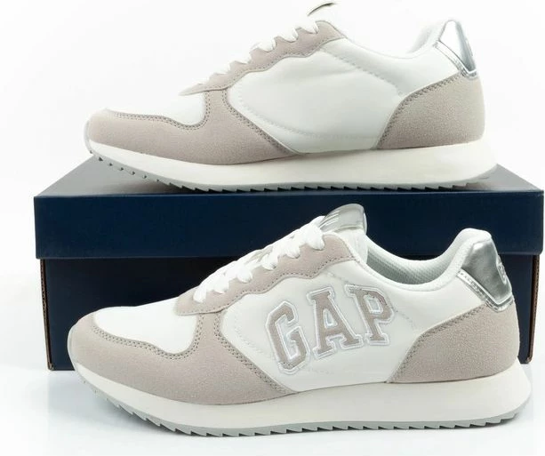 Atlete femra Gap Nashville Arch Logo, të bardha/bezhë