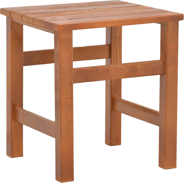 Tavolinë plazhi, dru ahu, ngjyrë arre, 40x40x45cm