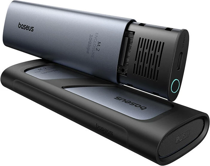 Kasë SSD Baseus FlyJoy B00760600811-01, M.2 NVMe, USB 3.2 Gen2, Gri