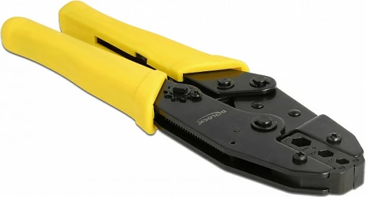 Pincë krimpimi koaksiale DeLOCK universale, 1.73/5.41 mm, verdhë