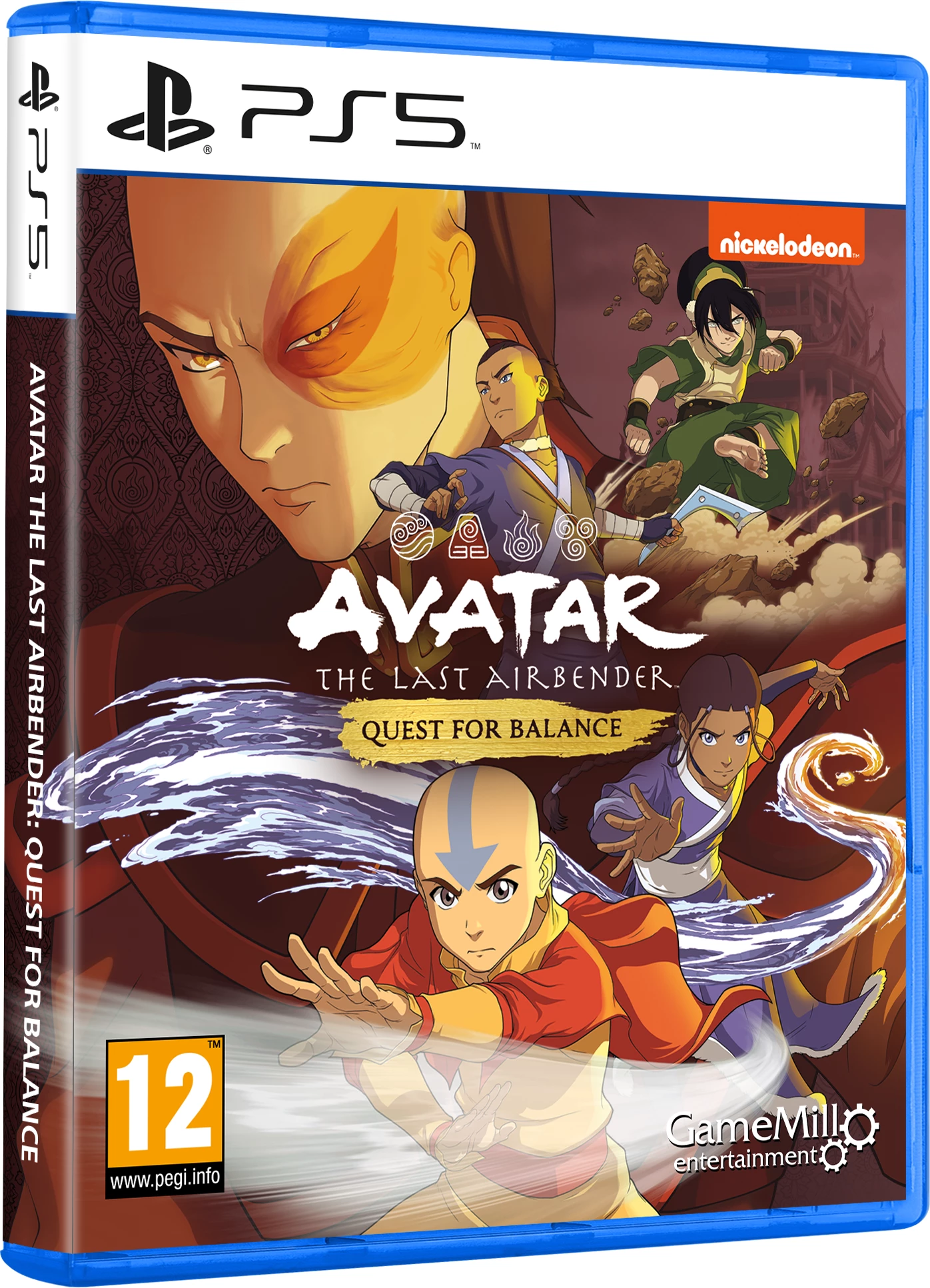 Lojë PS5 GameMill Entertainment Avatar: The Last Airbender – Quest For Balance, co-op 1-2 lojtarë