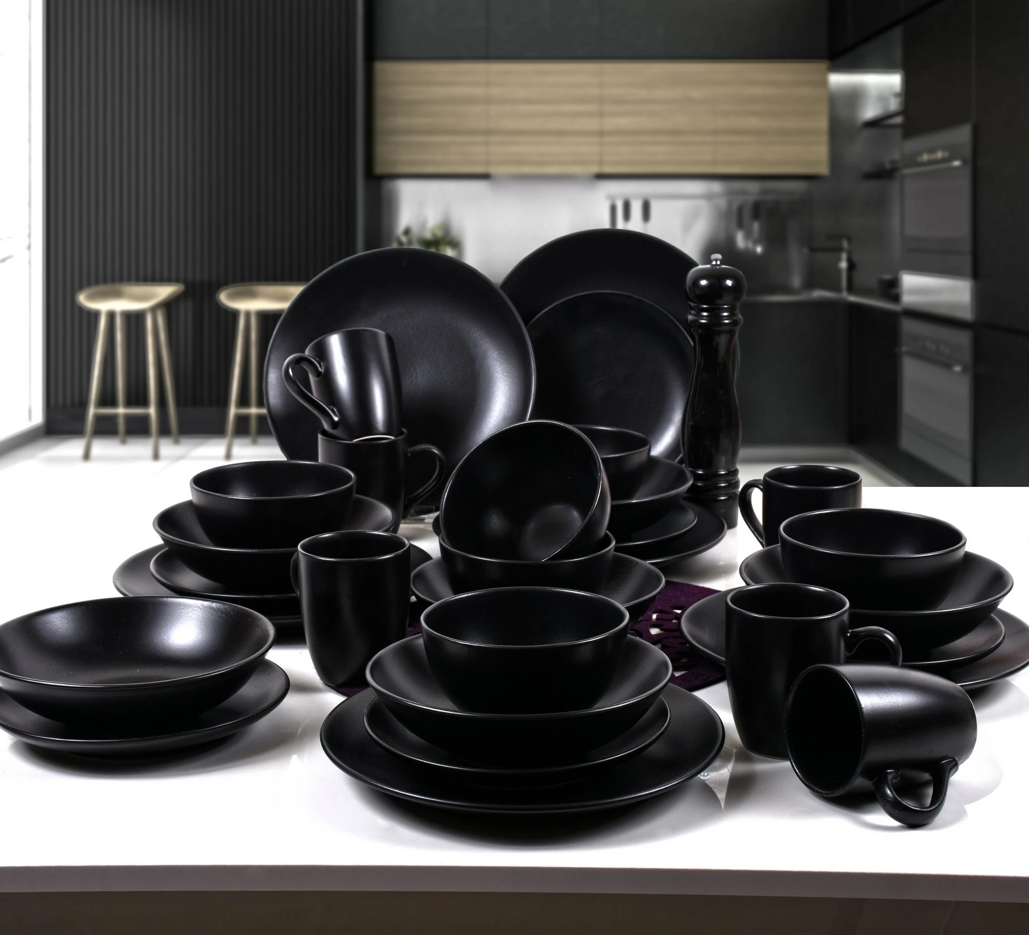 Set enësh darke prej qeramike, 30 copë, Hermia Concept, TY044130F956A0000000AA4Y00