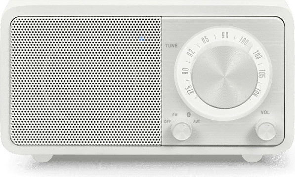 Radio portative Sangean WR-7, FM, Bluetooth, 36 orë, 2600mAh, e bardhë