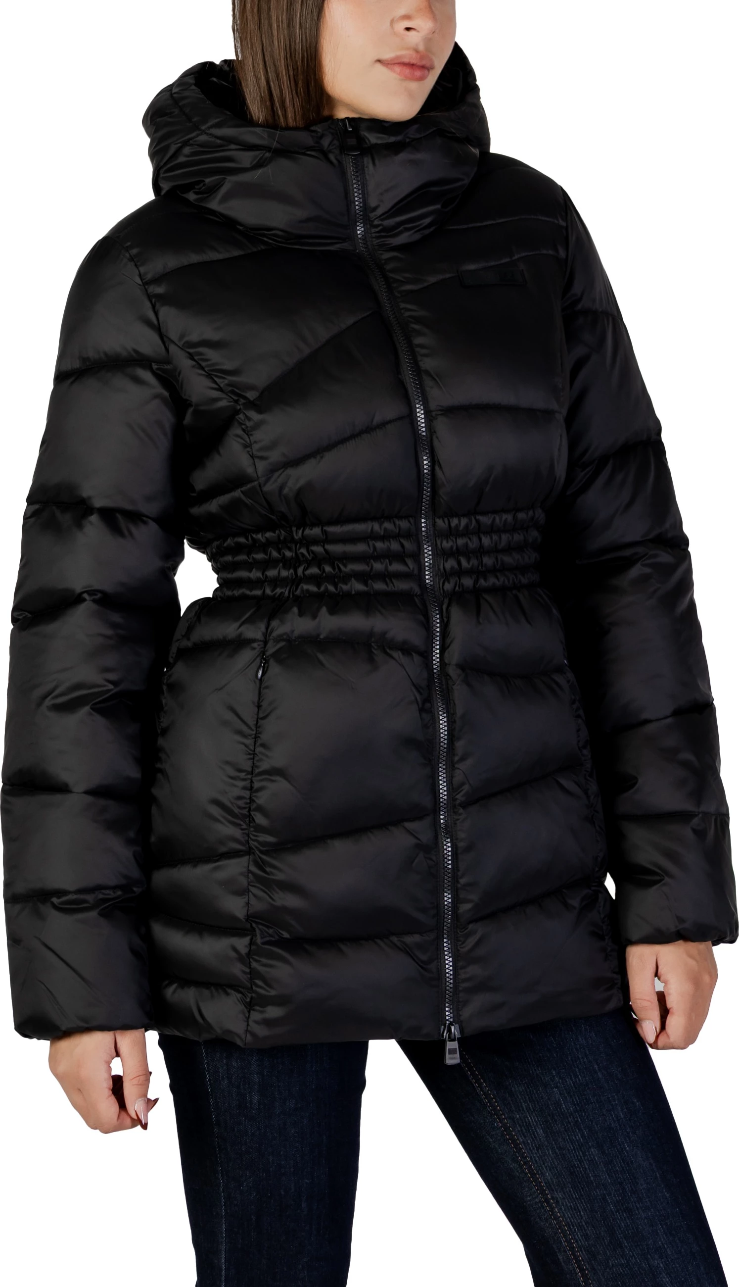 Jakne bomber EA7 7W000661 AF16413 për femra, e zezë [Madhësia: XL]