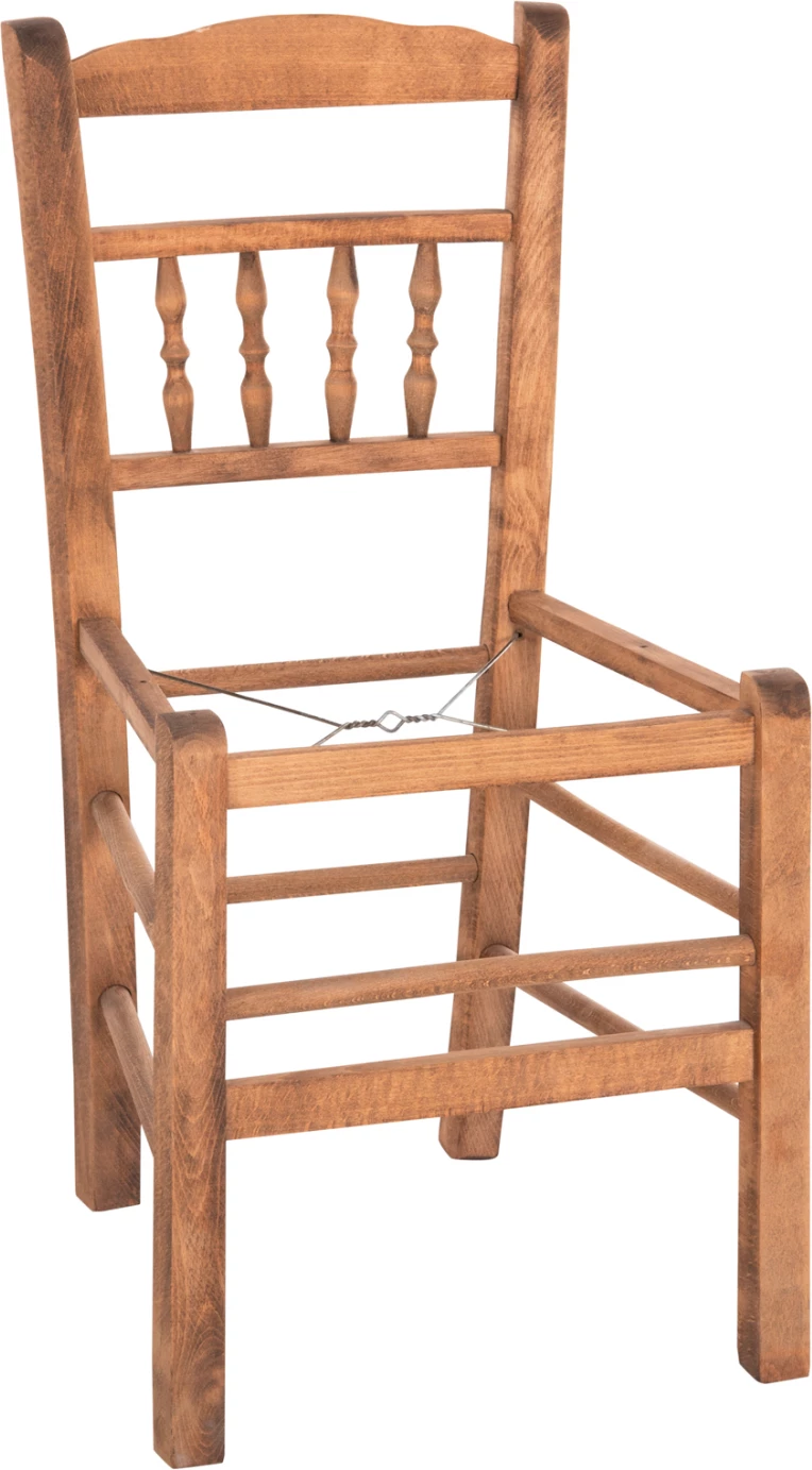 Karrige CHOSEN FH8466.01 dru ahu ngjyrë arre 40.5x40.5x87H cm. Vetëm korniza