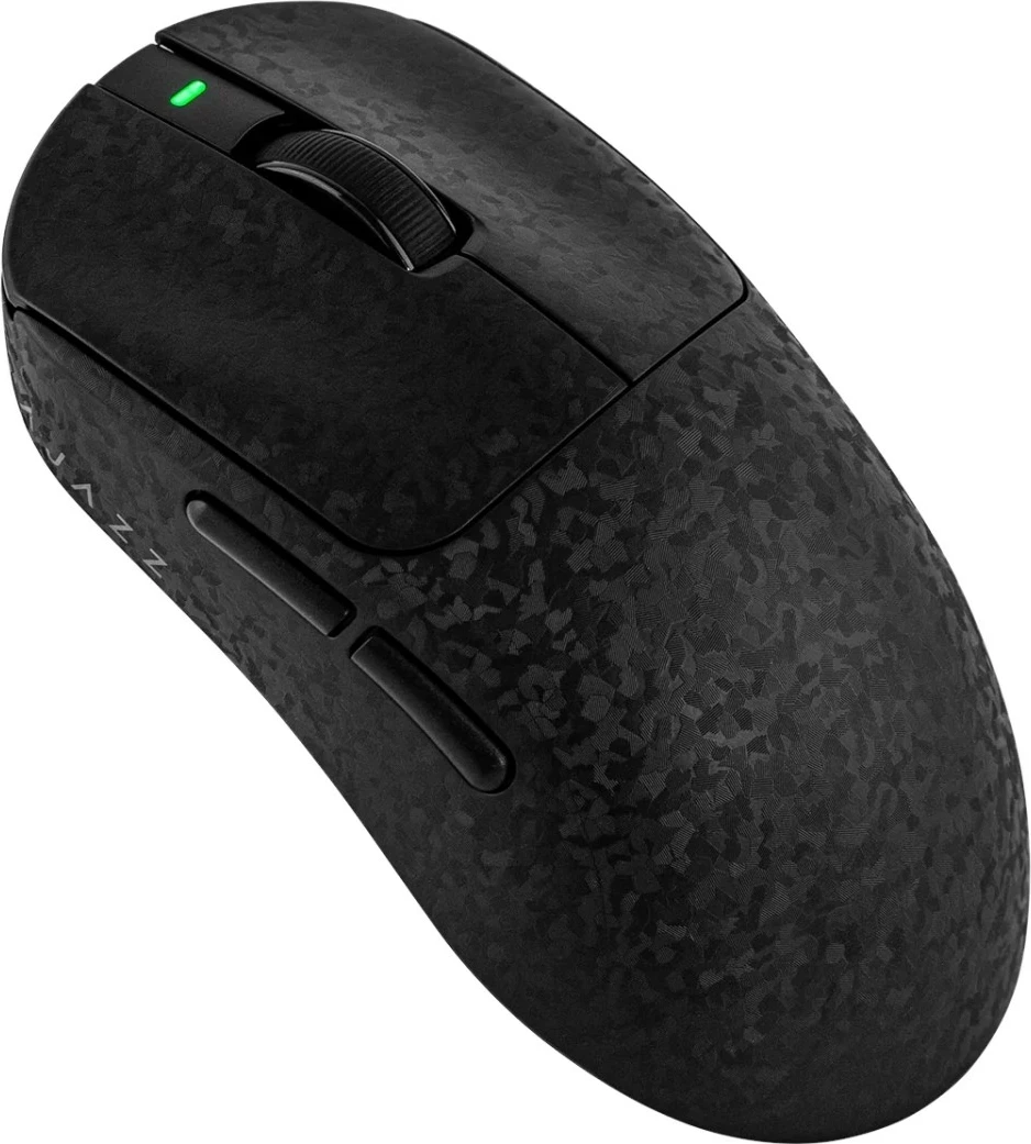 Maus pa kabllo Ajazz AJ199, 12000 DPI, 2.4GHz/Bluetooth, 60g, i zi karbon