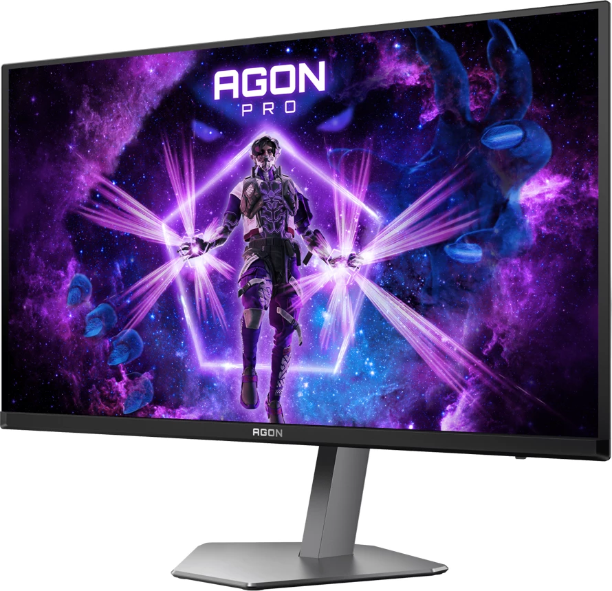 Monitor gaming AOC AGON PRO AG276QZD2 26.7" QHD QD-OLED 240Hz 0.03ms Adaptive Sync, gri e errët