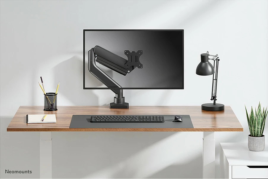 Krah monitori Neomounts DS70-450BL1, gas spring, 17-42 inç, 15 kg, e zezë