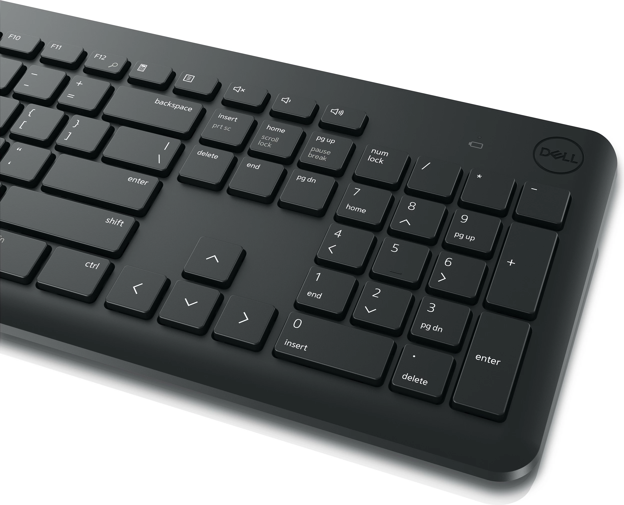 Set tastierë dhe maus wireless Dell Wireless Keyboard and Mouse, 2.4GHz, QWERTZ DE, 1000 DPI, i zi