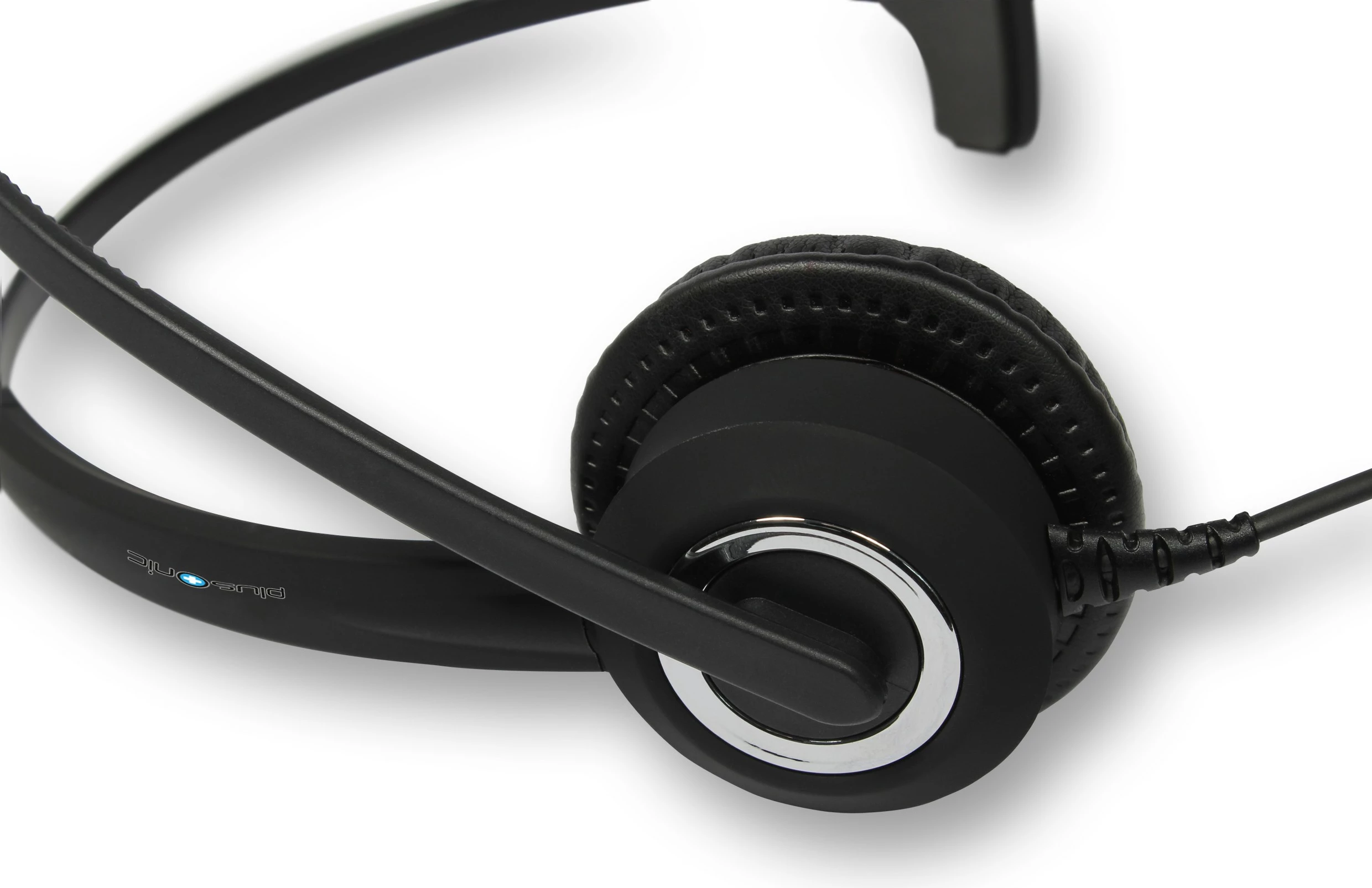 Kufje mono USB Plusonic 10.1P, kompatibile me Teams dhe Skype