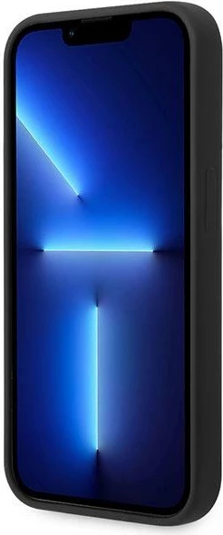 Mbështjellës Guess GUHMP14LSBPLK për iPhone 14 Pro 6.1", silikon, MagSafe, zi