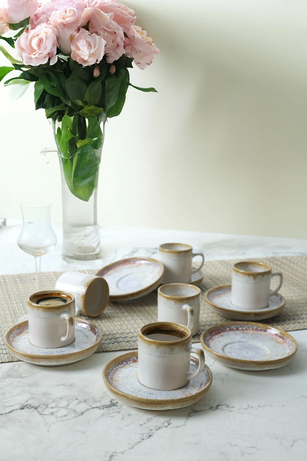 Set filxhanash kafeje (12 copë), Hermia Concept, X00017774