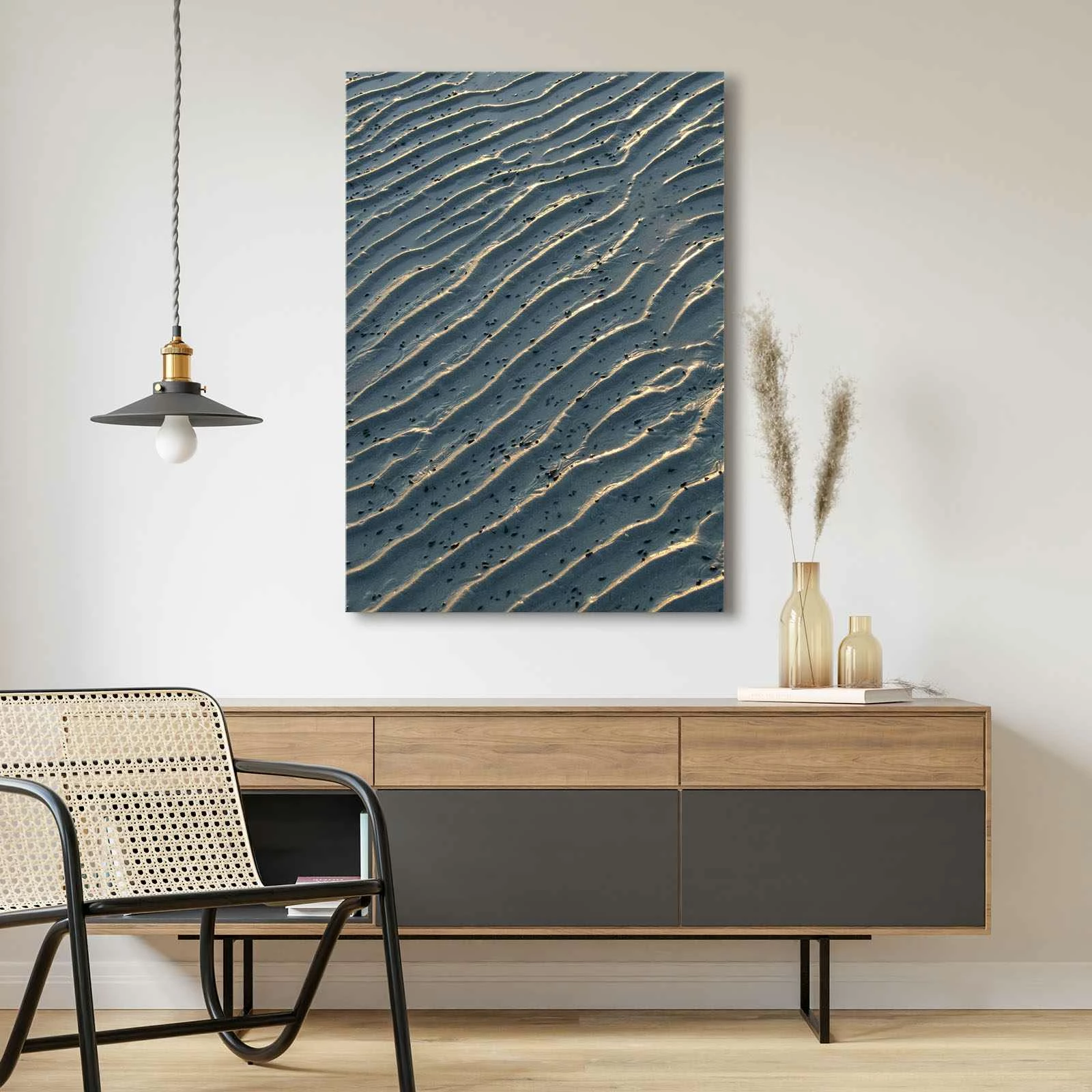 Pikturë dekorative në kanavacë Wallity, shumëngjyrëshe, 70x100cm, 70100Wabisabi-030