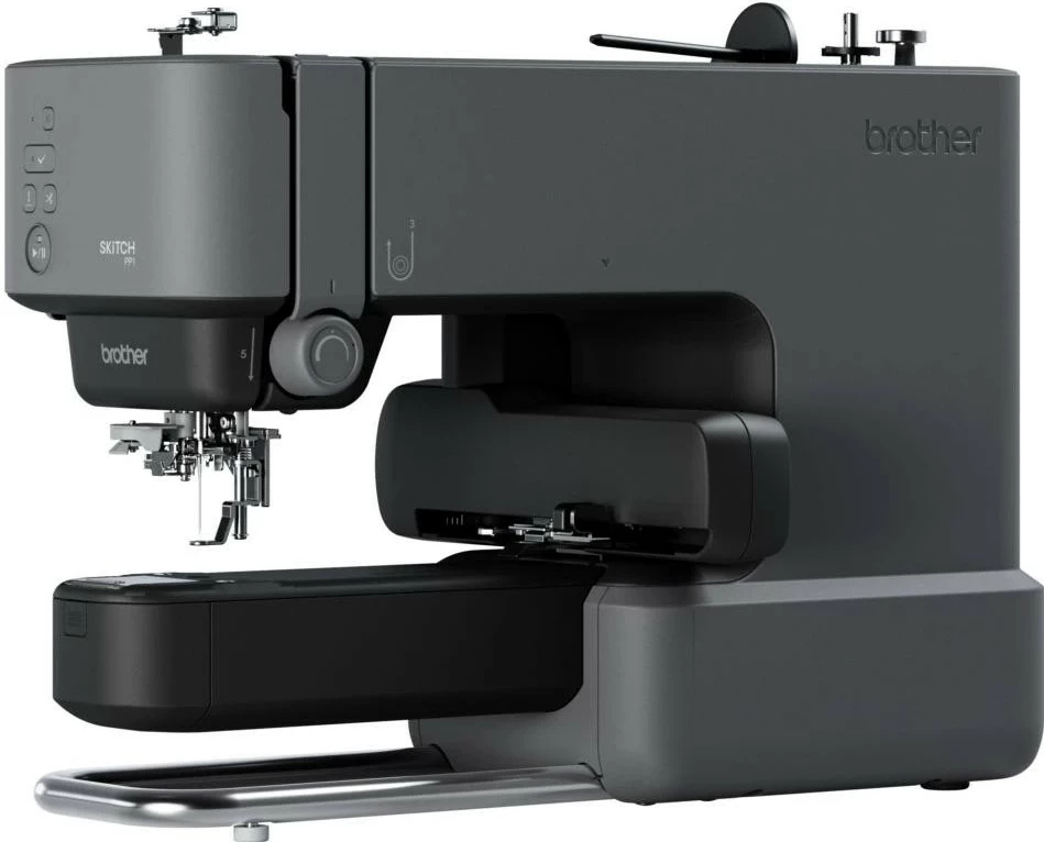 Makine qëndisje Brother PP1, elektronike, Bluetooth, gri