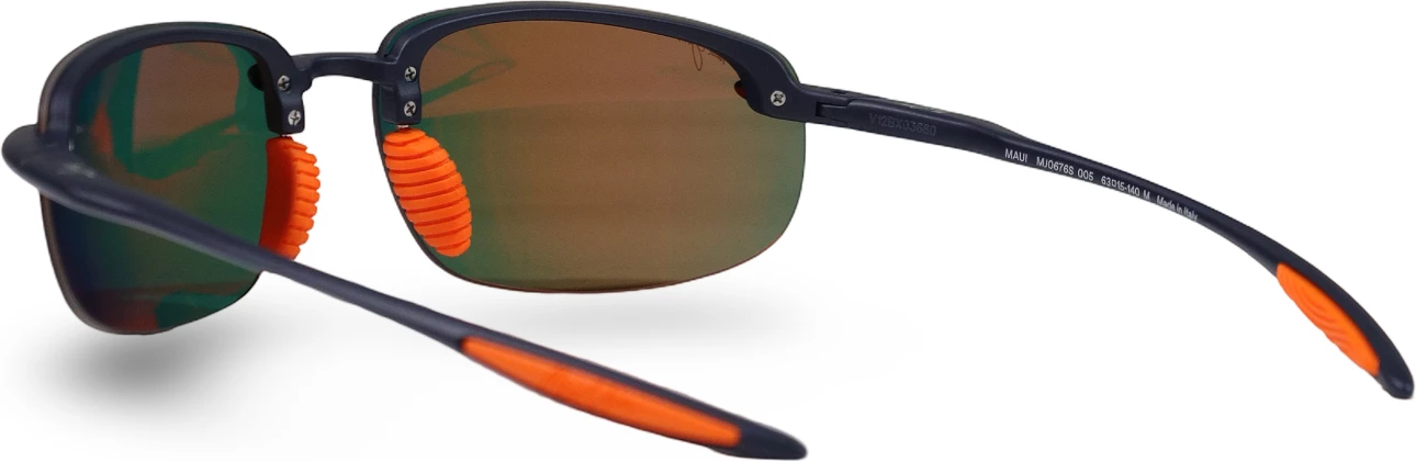 Syze dielli Maui Jim Hookipa Ultra RM676-03A për meshkuj, portokallta [Madhësia: 63]