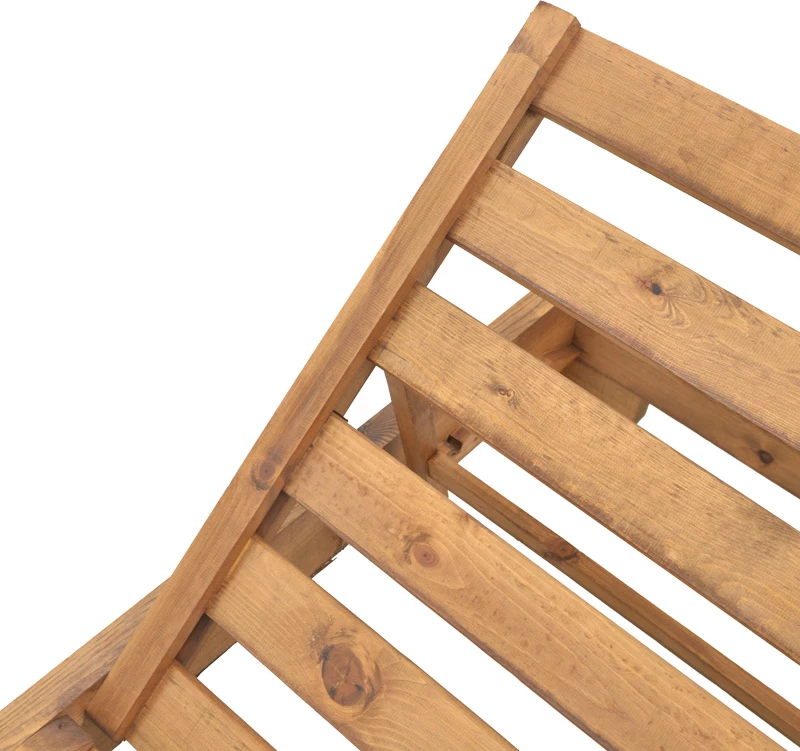 Shezlong Zalka, ngjyrë arre, 66x197x28cm