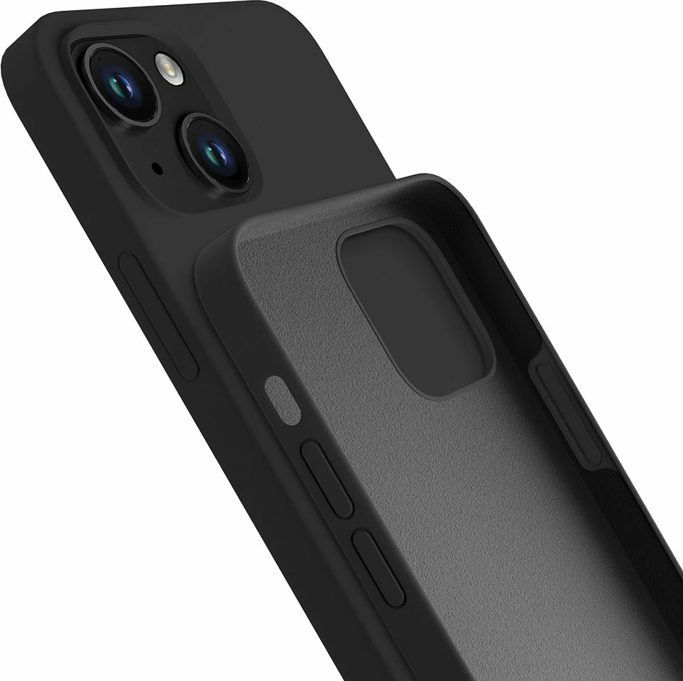 Mbështjellës silikoni për celular 3mk Protection, për iPhone 13 mini, i zi